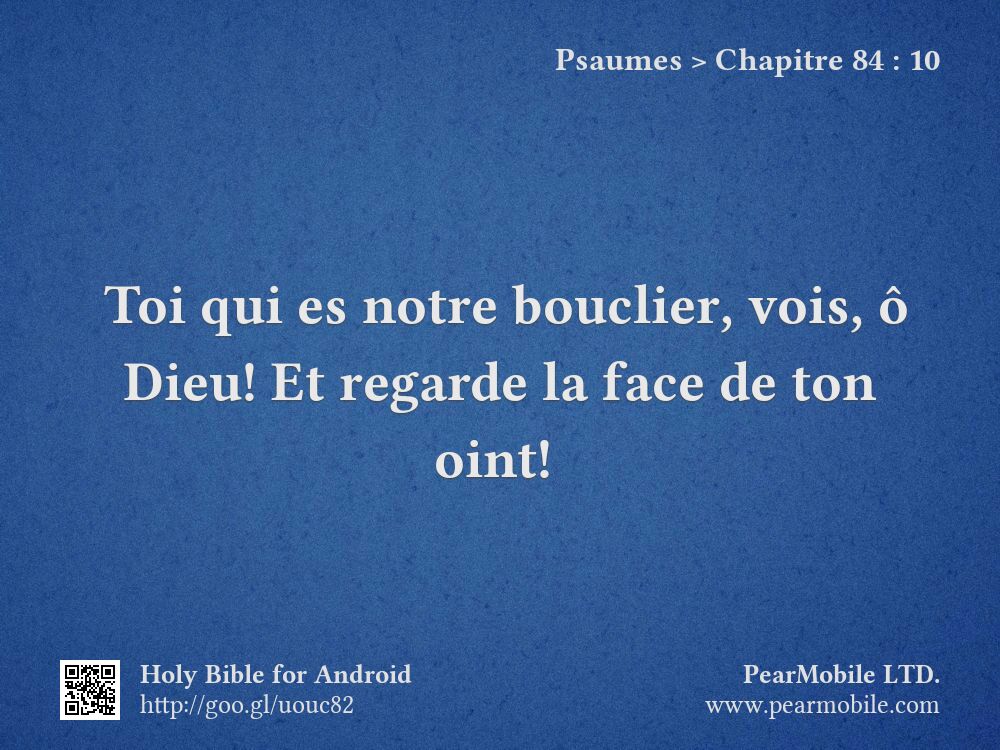 Psaumes, Chapitre 84:10